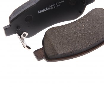 1 599 р. Колодки тормозные передние (4шт.) MANDO Honda CR-V RE1,RE2,RE3,RE4,RE5,RE7 дорестайлинг (2007-2010)  с доставкой в г. Вологда. Увеличить фотографию 2