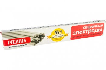 469 р. Электрод сварочный d=2.5мм 1кг РЕСАНТА РЕСАНТА мр-3 71622  с доставкой в г. Вологда. Увеличить фотографию 4