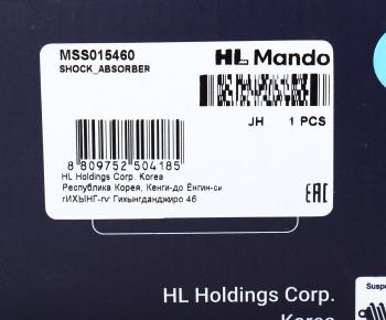 4 999 р. Амортизатор HONDA CR-V (95-02) передний левыйправый газовый MANDO MANDO mss015460  с доставкой в г. Вологда. Увеличить фотографию 4