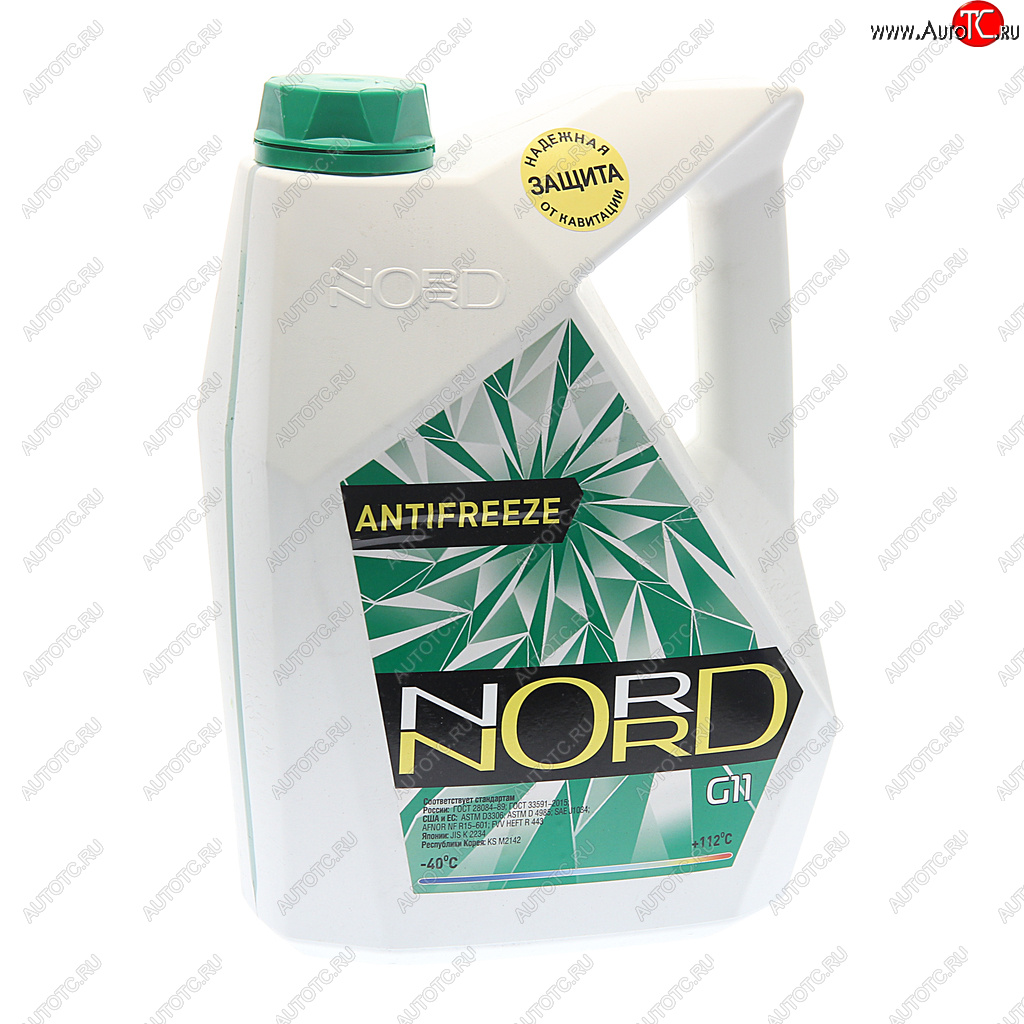 1 089 р. Антифриз зеленый -40C 5кг NORD NORD ng20362  с доставкой в г. Вологда