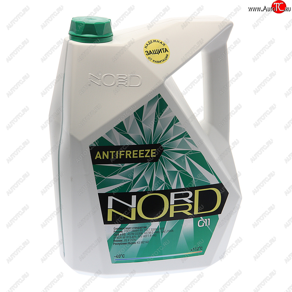 2 149 р. Антифриз зеленый -40C 10кг NORD NORD ng20492  с доставкой в г. Вологда