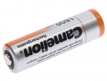 399 р. Батарейка AA HR6 1.2V аккумулятор Ni-MH 1800mAh блистер 2шт. (цена за 1шт.) CAMELION CAMELION nh-aa1800bp2  с доставкой в г. Вологда. Увеличить фотографию 2