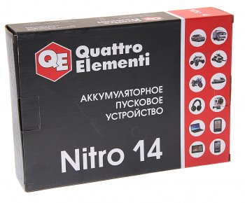 8 299 р. Устройство пусковое 12V 450A 14000мА/ч (power bank) QUATTRO ELEMENTI QUATTRO ELEMENTI nitro 14 QUATTRO ELEMENTI nitro 14  с доставкой в г. Вологда. Увеличить фотографию 5