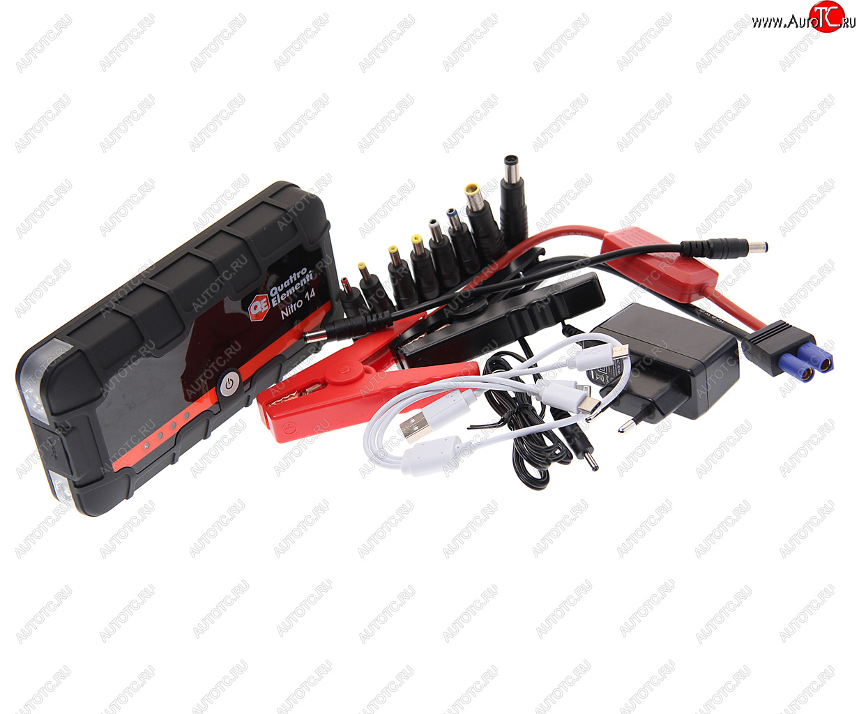 8 299 р. Устройство пусковое 12V 450A 14000мА/ч (power bank) QUATTRO ELEMENTI QUATTRO ELEMENTI nitro 14 QUATTRO ELEMENTI nitro 14  с доставкой в г. Вологда
