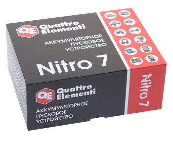 4 799 р. Устройство пусковое 12V 400A 7500мАч (power bank) QUATTRO ELEMENTI QUATTRO ELEMENTI nitro 7  с доставкой в г. Вологда. Увеличить фотографию 2
