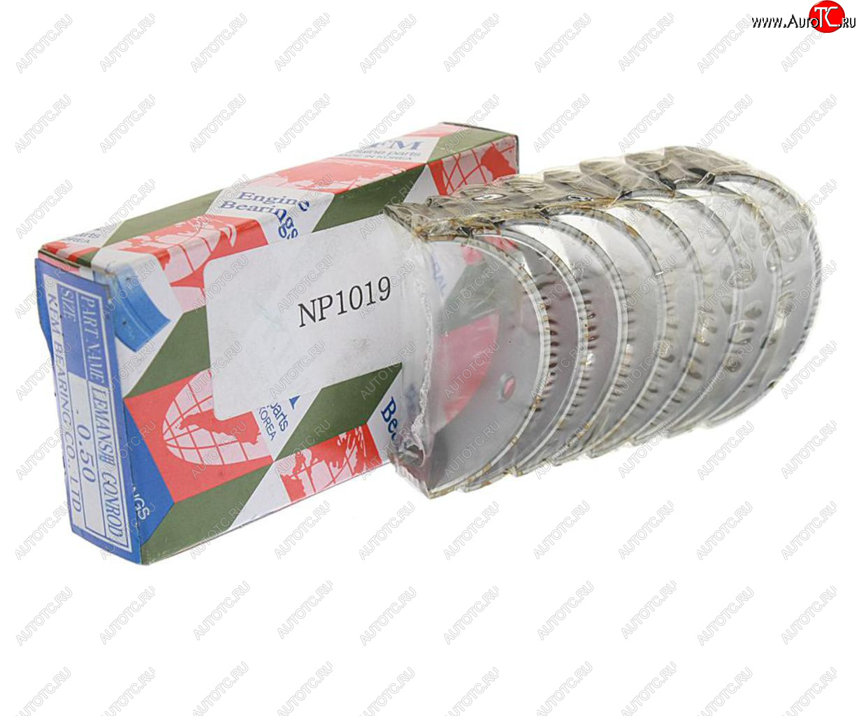 1 159 р. Вкладыши DAEWOO Nexia (95-) шатунные d+0.50 комплект (8шт.) KFM KFM np1019  с доставкой в г. Вологда