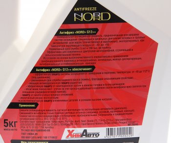 1 099 р. Антифриз красный -40C 5кг NORD NORD nr20249  с доставкой в г. Вологда. Увеличить фотографию 2