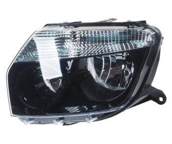 Фара RENAULT Duster (10-) левая (черная) NSP NSP nsp07260609877r