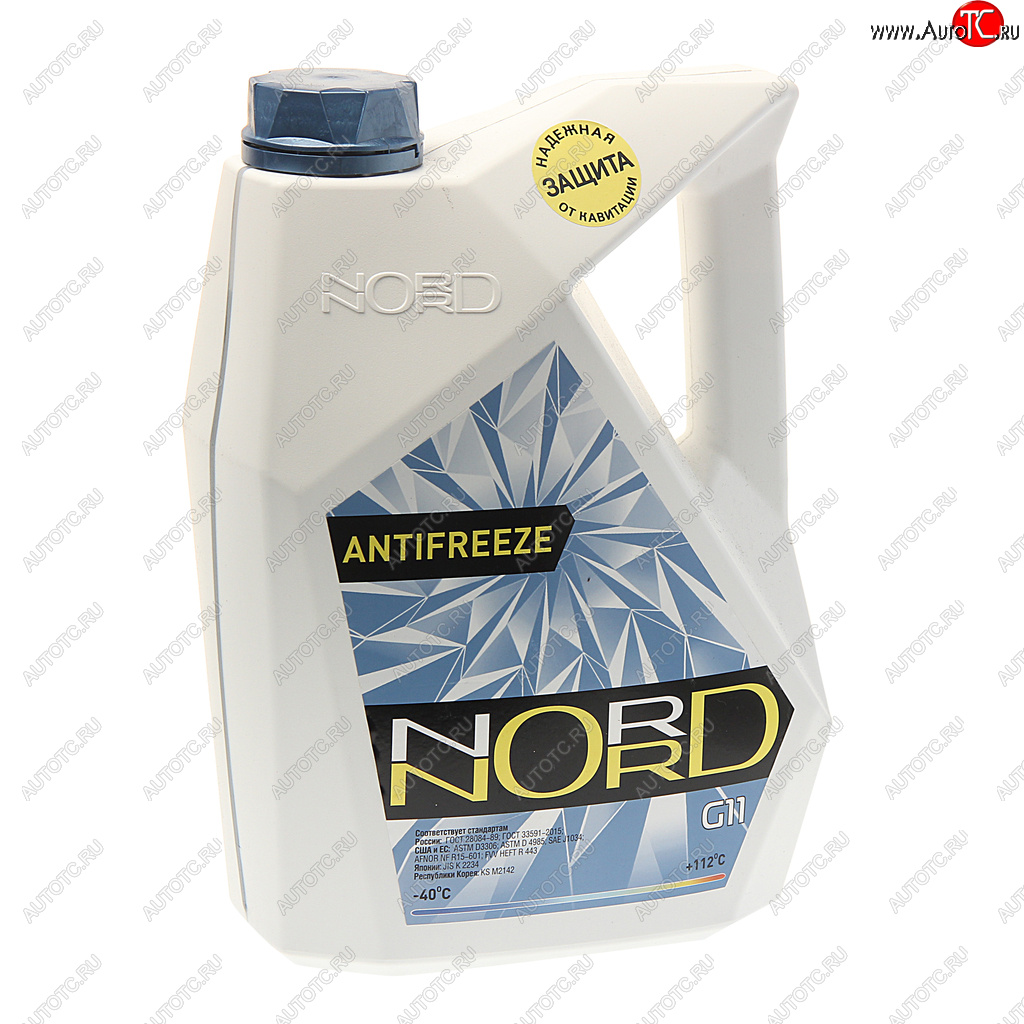 1 089 р. Антифриз синий -40C 5кг NORD NORD nsw20386  с доставкой в г. Вологда