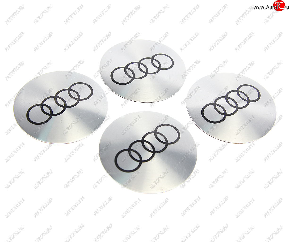 270 р. Эмблема диска колесного AUDI сер. (6см) металл комплект 4шт. MASHINOKOM MASHINOKOM nzd6 010  с доставкой в г. Вологда