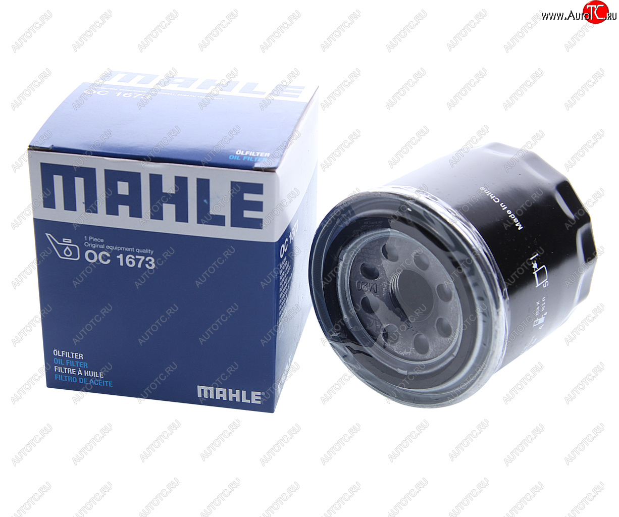699 р. Фильтр масляный HYUNDAI i40,ix35,i20 KIA Rio (11-) MAHLE MAHLE oc1673  с доставкой в г. Вологда