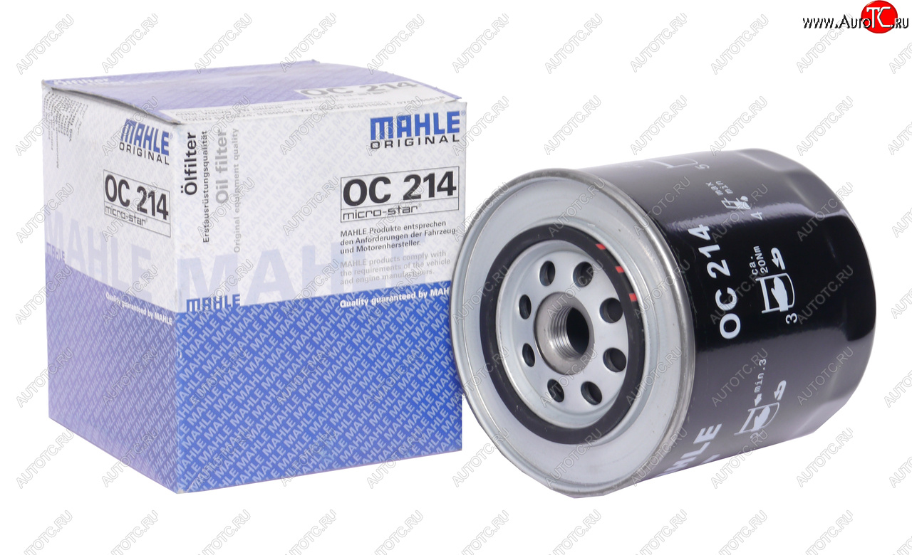 2 349 р. Фильтр масляный VW T4 (90-03) AUDI 100 (83-94) MAHLE MAHLE oc214  с доставкой в г. Вологда