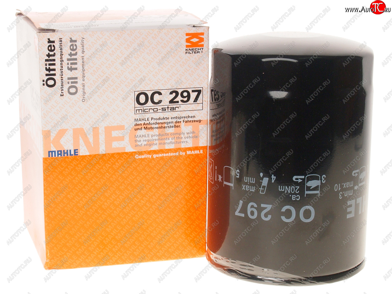 2 179 р. Фильтр масляный HYUNDAI HD65,72,78,County дв.D4ALDBDD MAHLE MAHLE oc297  с доставкой в г. Вологда