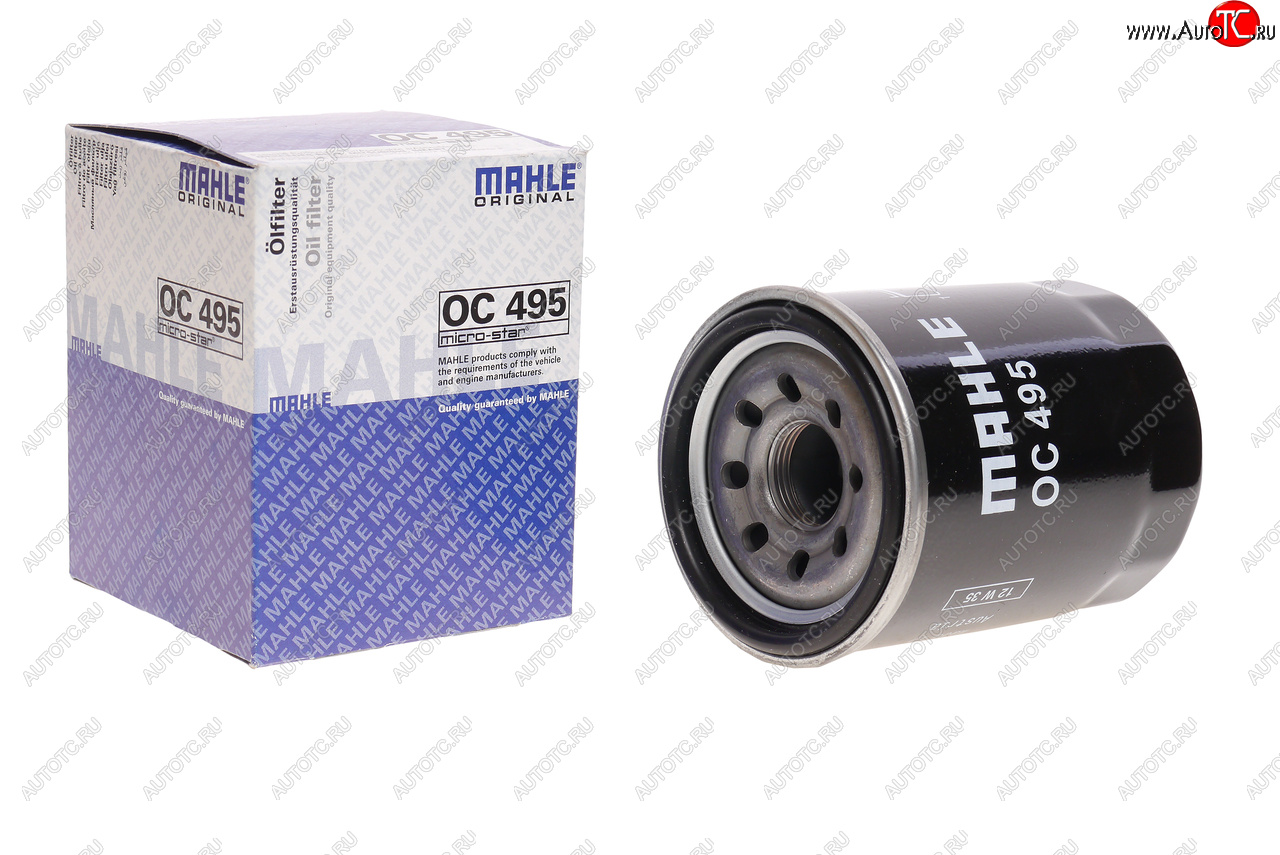 929 р. Фильтр масляный MITSUBISHI Lancer 10 (09-) (1.5) MAHLE MAHLE oc495  с доставкой в г. Вологда
