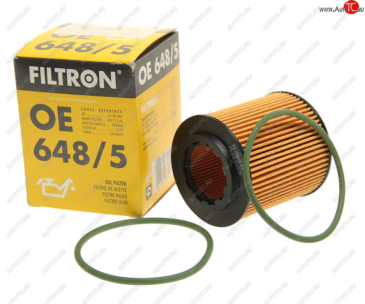 649 р. Фильтр масляный OPEL Astra H (04-) FILTRON FILTRON oe6485  с доставкой в г. Вологда