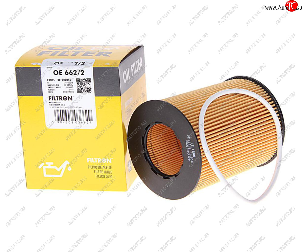 819 р. Фильтр масляный LAND ROVER Freelander (06-12) (3.2) VOLVO S80 (06-),XC70 (07-) (3.03.2) FILTRON FILTRON oe6622  с доставкой в г. Вологда