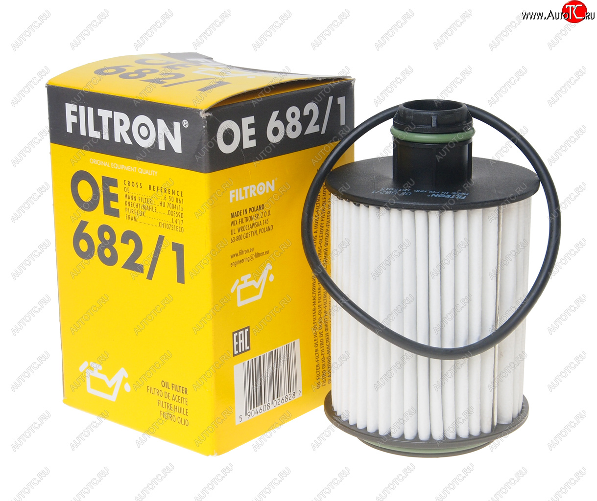 869 р. Фильтр масляный OPEL Astra J (2.0) FILTRON FILTRON oe6821  с доставкой в г. Вологда