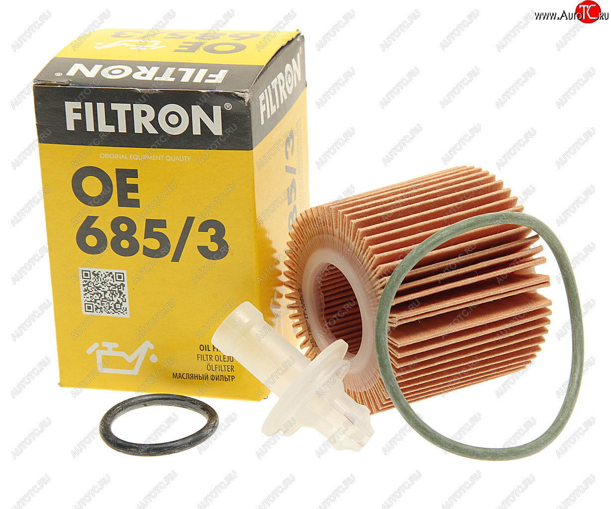 399 р. Фильтр масляный TOYOTA Auris,Corolla,Yaris (1.3) FILTRON FILTRON oe6853  с доставкой в г. Вологда