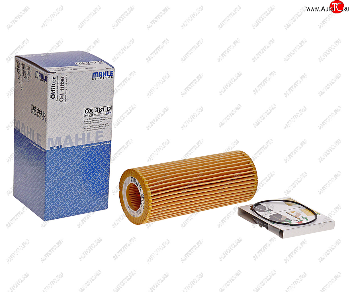 1 249 р. Фильтр масляный VW Touareg AUDI A4,A6,A8,Q5,Q7 (2.83.03.2 FSITFSI) MAHLE MAHLE ox381d  с доставкой в г. Вологда