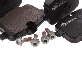 5 599 р. Колодки тормозные задние (4шт.) BREMBO BMW 5 серия F10 седан дорестайлинг (2009-2013)  с доставкой в г. Вологда. Увеличить фотографию 2