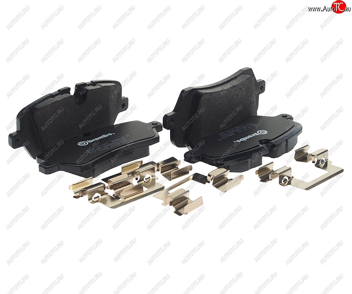 5 999 р. Колодки тормозные задние (4шт.) BREMBO Land Rover Range Rover 4 L405 дорестайлинг (2012-2017)  с доставкой в г. Вологда