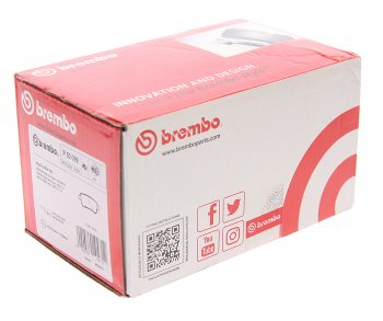 4 999 р. Колодки тормозные задние (4шт.) BREMBO Mercedes-Benz A class W176 дорестайлинг, хэтчбэк 5 дв. (2012-2015)  с доставкой в г. Вологда. Увеличить фотографию 3