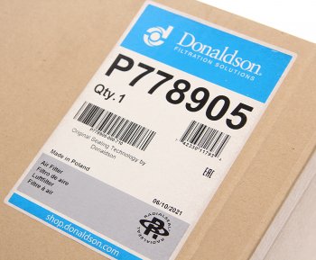 5 699 р. Фильтр воздушный JCB 416,426,456,426ZX,456ZX JOHN DEERE внешний DONALDSON DONALDSON p778905  с доставкой в г. Вологда. Увеличить фотографию 4