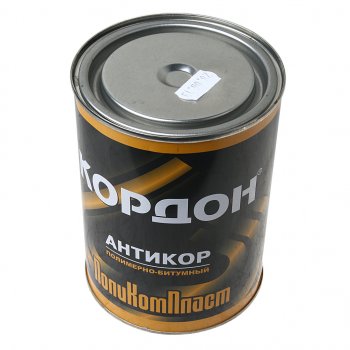 Антикор полимерно-битумный 1л Кордон ПОЛИКОМПЛАСТ ПОЛИКОМПЛАСТ pd180066