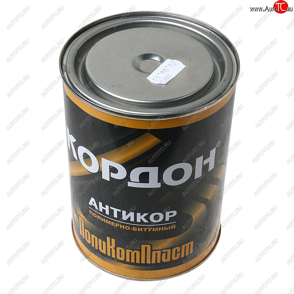 459 р. Антикор полимерно-битумный 1л Кордон ПОЛИКОМПЛАСТ ПОЛИКОМПЛАСТ pd180066  с доставкой в г. Вологда