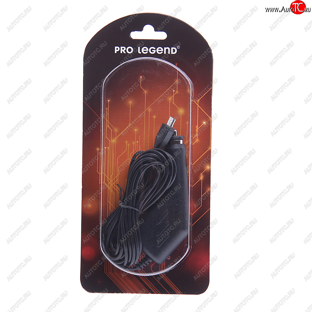 258 р. Устройство зарядное для видеорегистратора PRO LEGEND PRO LEGEND pl3311  с доставкой в г. Вологда
