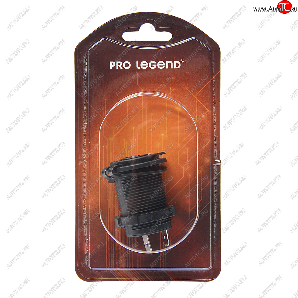 439 р. Гнездо прикуривателя 12V-24V синяя подсветка PRO LEGEND PRO LEGEND pl9376 PRO LEGEND pl9376  с доставкой в г. Вологда