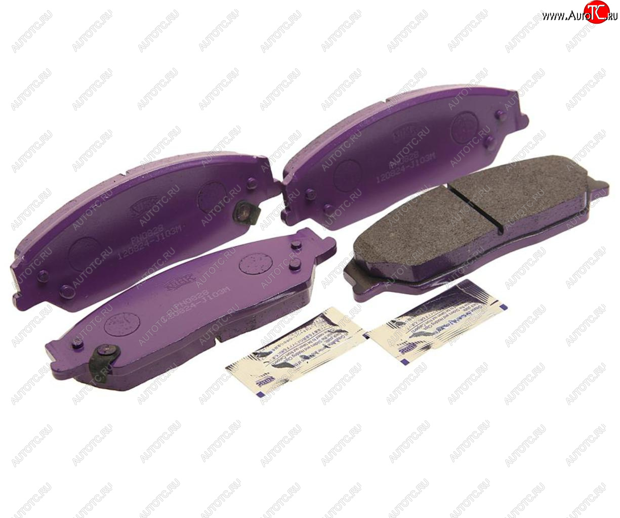 1 039 р. Колодки тормозные передние (4шт.) NIBK Toyota Camry XV55 1-ый рестайлинг (2014-2017)  с доставкой в г. Вологда