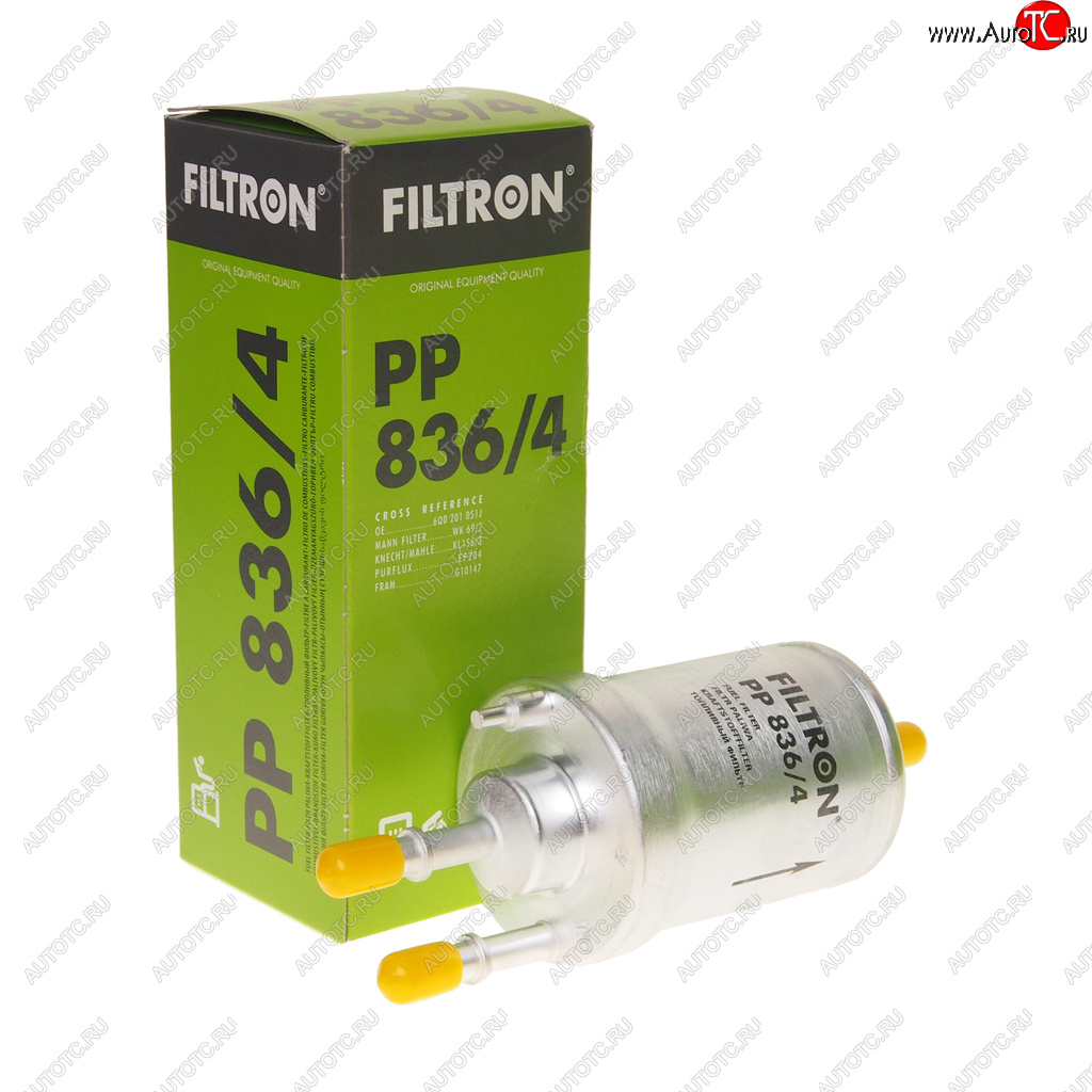 1 699 р. Фильтр топливный VW AUDI SEAT SKODA (04-) (1.21.41.6) с регулятором (4 BAR) FILTRON FILTRON pp8364  с доставкой в г. Вологда