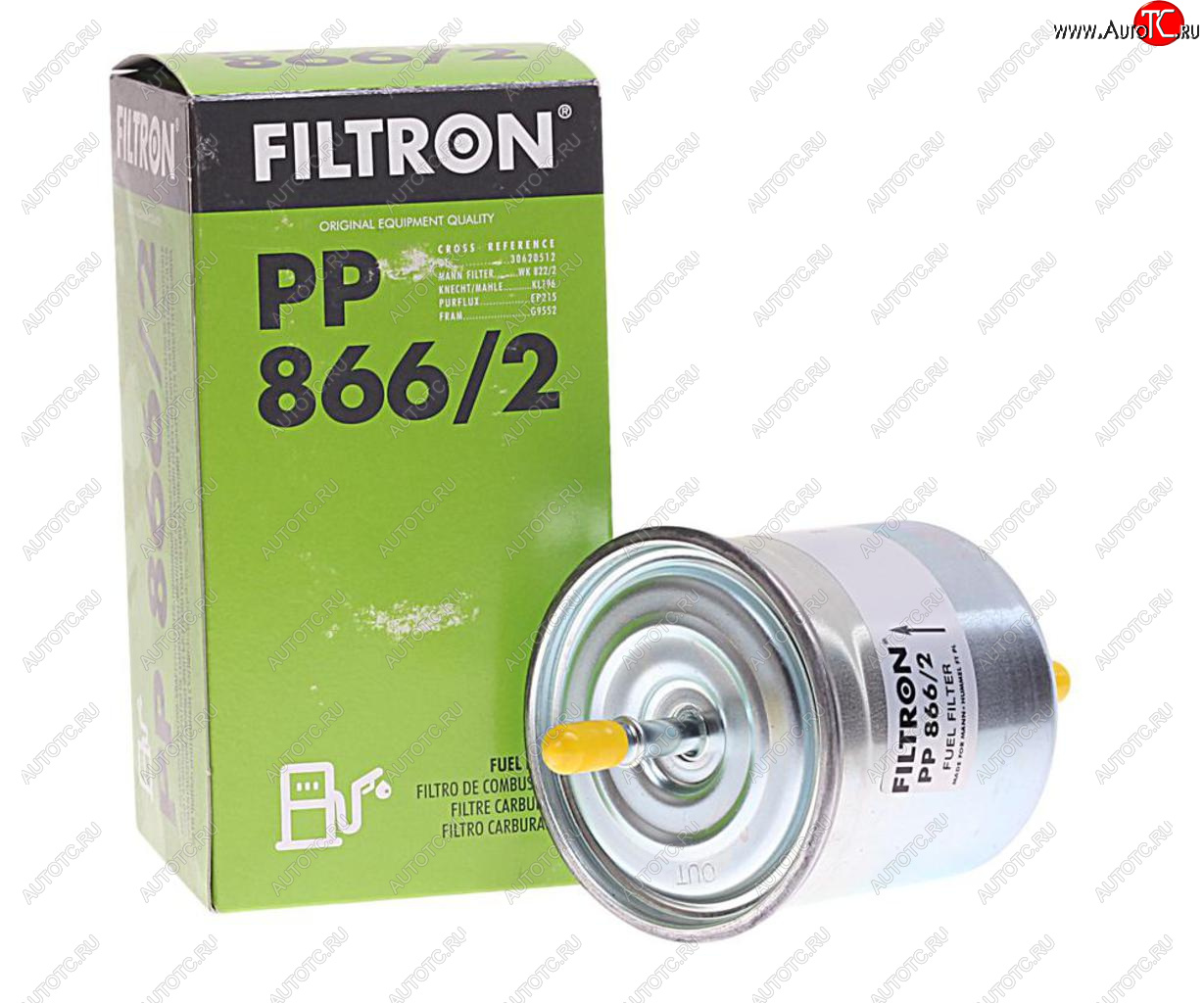 1 589 р. Фильтр топливный VOLVO S40 (98-04),S60 (00-09),V40,V70,XC90 FILTRON FILTRON pp8662  с доставкой в г. Вологда
