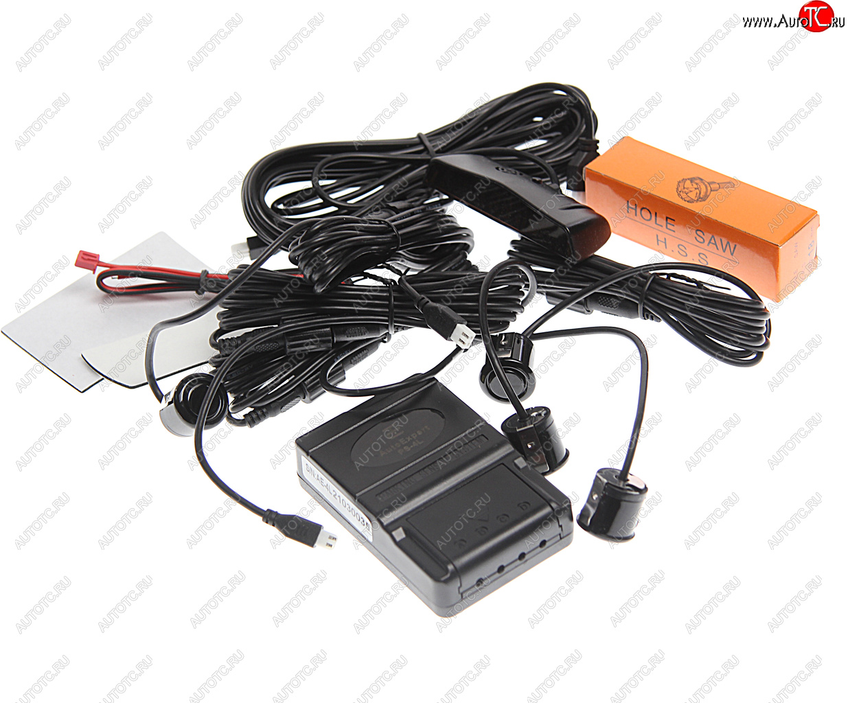 1 349 р. Датчик парковки d=19мм AUTOEXPERT AUTOEXPERT ps-4l profi black  с доставкой в г. Вологда