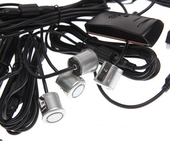 1 369 р. Датчик парковки d=19мм AUTOEXPERT AUTOEXPERT ps-4l profi silver  с доставкой в г. Вологда. Увеличить фотографию 2