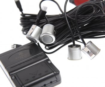 1 299 р. Датчик парковки d=19мм AUTOEXPERT AUTOEXPERT ps-4z-silver  с доставкой в г. Вологда. Увеличить фотографию 2