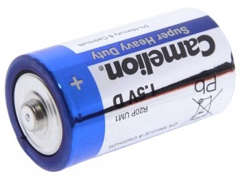 141 р. Батарейка D R20 1.5V блистер 2шт. (цена за 1шт.) Saline CAMELION CAMELION r20p-bp2b  с доставкой в г. Вологда. Увеличить фотографию 2