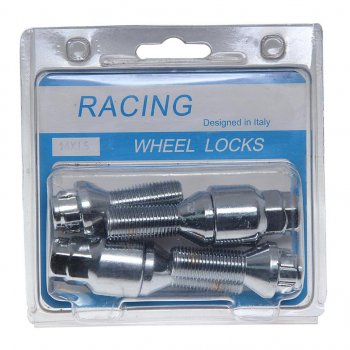 Болт колеса М14х1.5х28 секретки конус 4шт. 2 ключа 1719мм RACING RACING r-c2