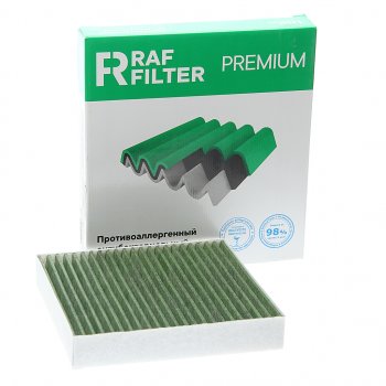 Фильтр воздушный салона LAND ROVER Defender (20-) угольный антиаллергенный RAF FILTER RAF FILTER rf003lr