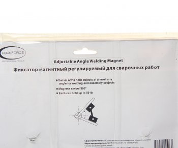 999 р. Фиксатор магнитный для сварочных работ 23кг,360г в блистере ROCKFORCE ROCKFORCE rf-115wr23  с доставкой в г. Вологда. Увеличить фотографию 3