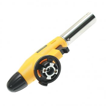 529 р. Горелка газовая под цанговый баллон с пьезоподжигом ROCKFORCE ROCKFORCE rf-175gb  с доставкой в г. Вологда. Увеличить фотографию 2