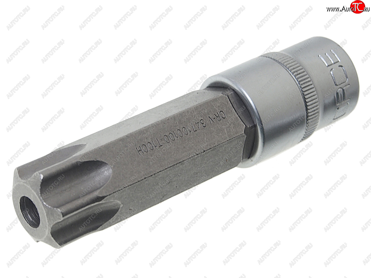 559 р. Бита-головка 12 TORX T100х100мм с отверстием ROCKFORCE ROCKFORCE rf-347100100  с доставкой в г. Вологда