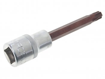 286 р. Бита-головка 12 TORX T45х100мм с отверстием Premium ROCKFORCE ROCKFORCE rf-34710045pr  с доставкой в г. Вологда. Увеличить фотографию 2