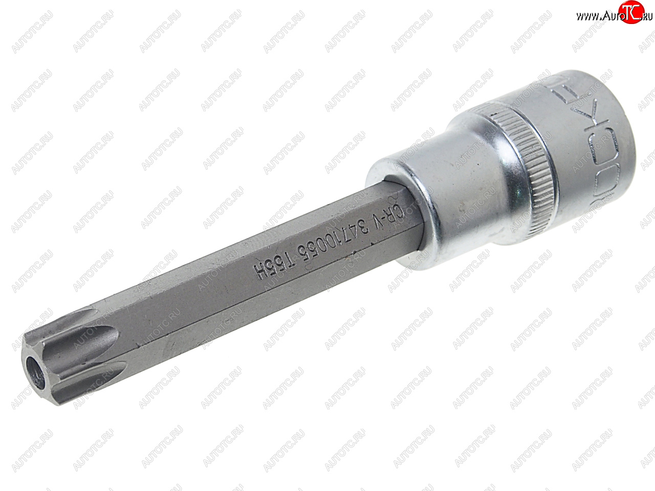 227 р. Бита-головка 12 TORX T55х100мм с отверстием ROCKFORCE ROCKFORCE rf-34710055  с доставкой в г. Вологда