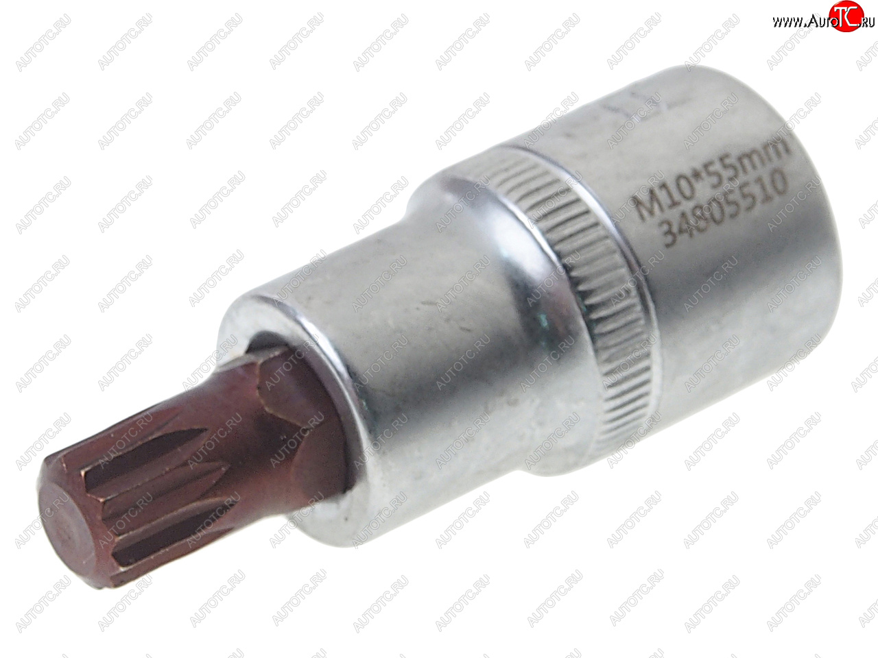205 р. Бита-головка 12 SPLINE M10х55мм Premium ROCKFORCE ROCKFORCE rf-34805510pr  с доставкой в г. Вологда
