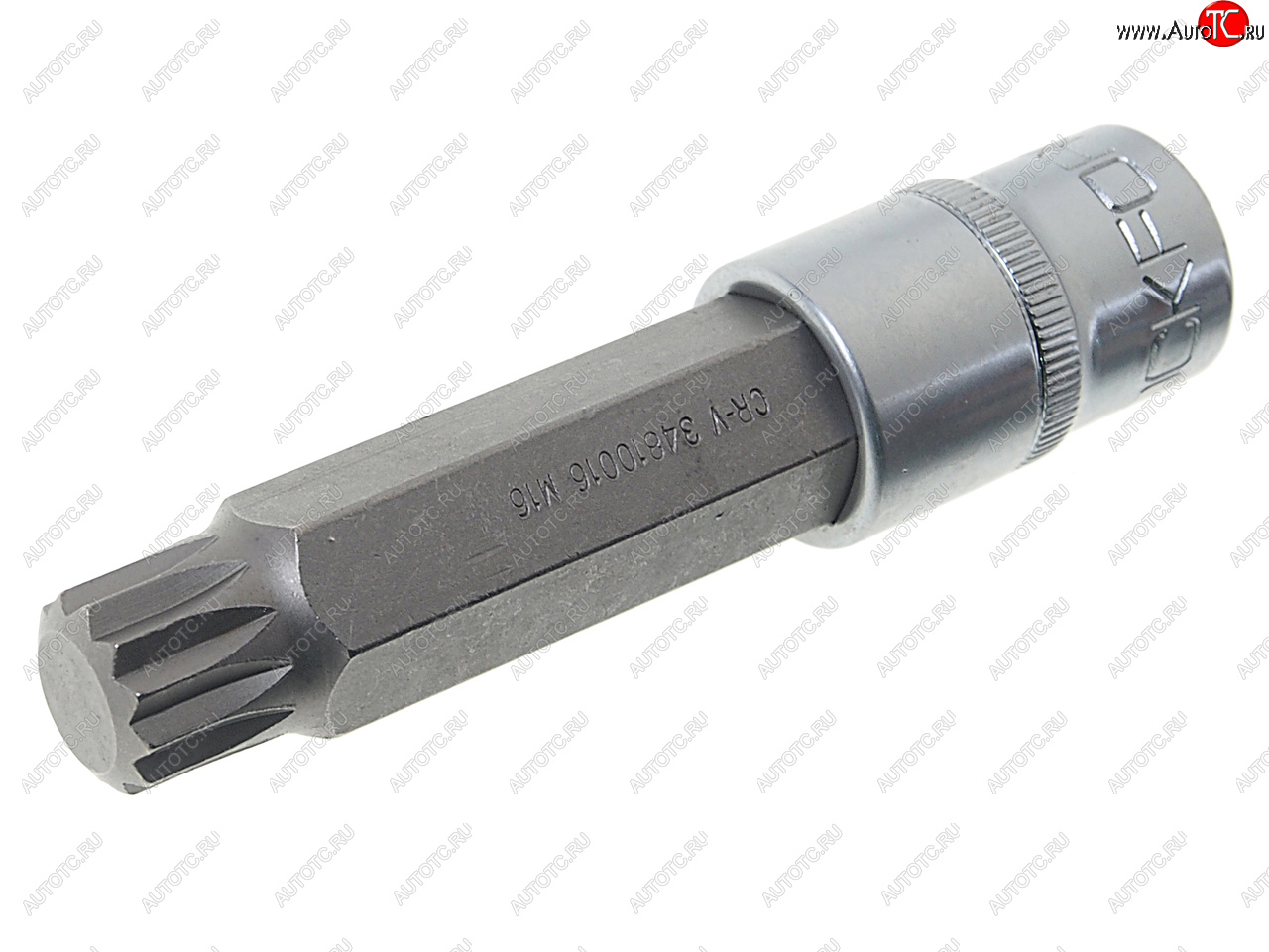419 р. Бита-головка 12 SPLINE M16х100мм ROCKFORCE ROCKFORCE rf-34810016  с доставкой в г. Вологда