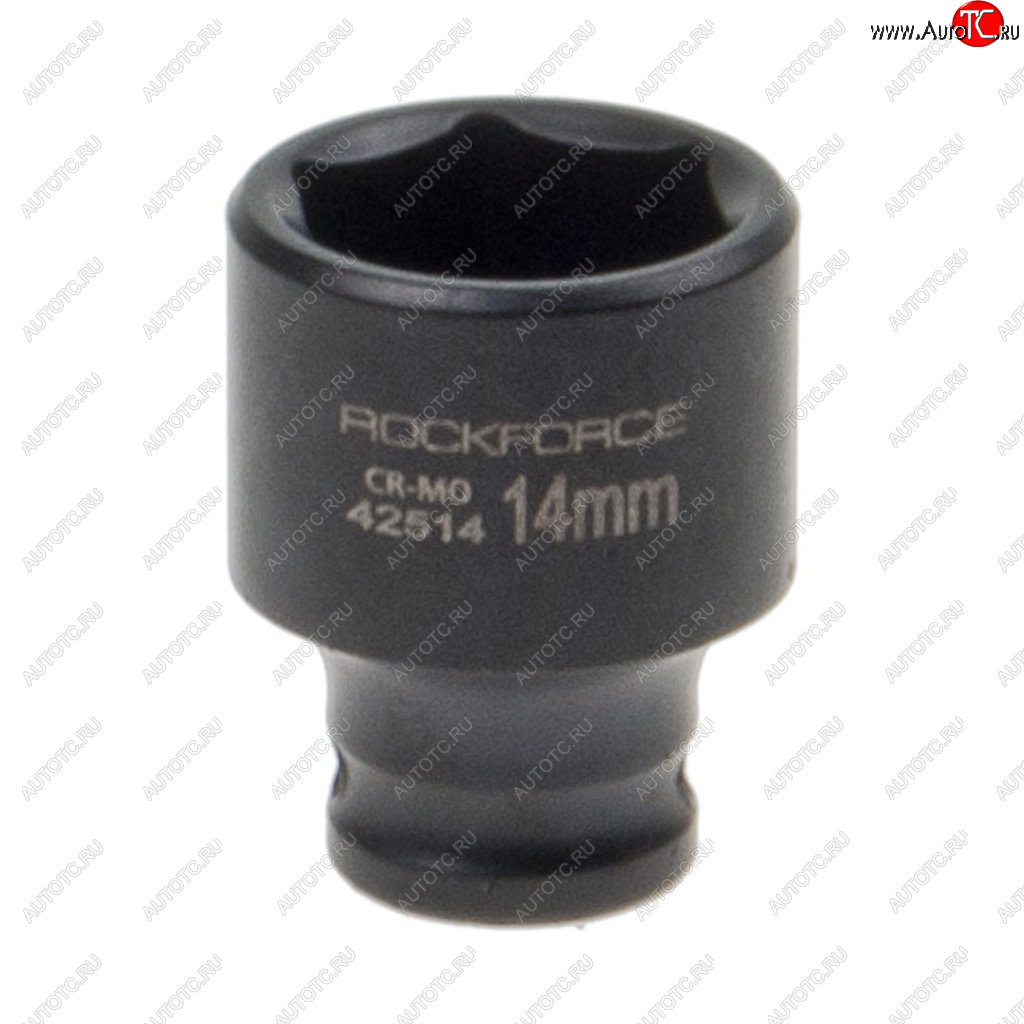 129 р. Головка торцевая 14 14мм ударная L=35мм ROCKFORCE ROCKFORCE rf-42514  с доставкой в г. Вологда