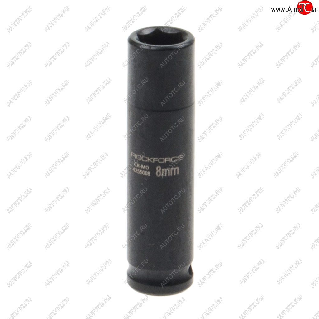 139 р. Головка торцевая 14 8мм ударная удлиненная L=45мм ROCKFORCE ROCKFORCE rf-4255008  с доставкой в г. Вологда