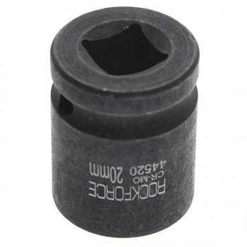 215 р. Головка торцевая 12 20мм ударная L=40мм ROCKFORCE ROCKFORCE rf-44520  с доставкой в г. Вологда. Увеличить фотографию 2